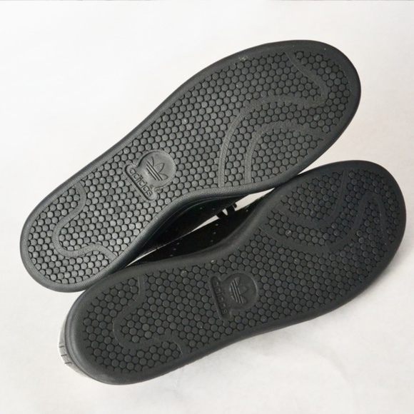 Adidas Stan Smith Rose Gold and Black Sneakers - Picture 7 of 8